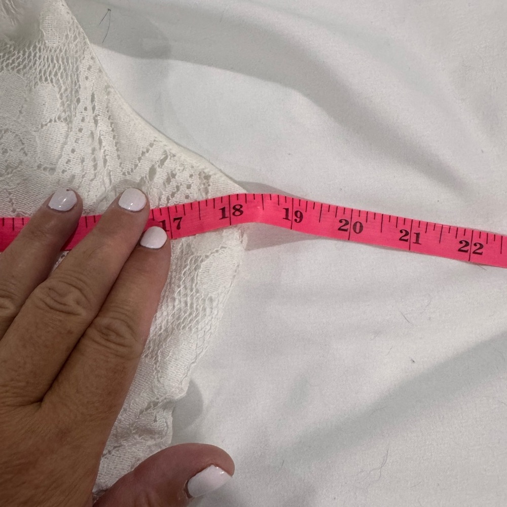 Cupshe white lace dress XL EUC super cute!!!!!! - Picture 11 of 12